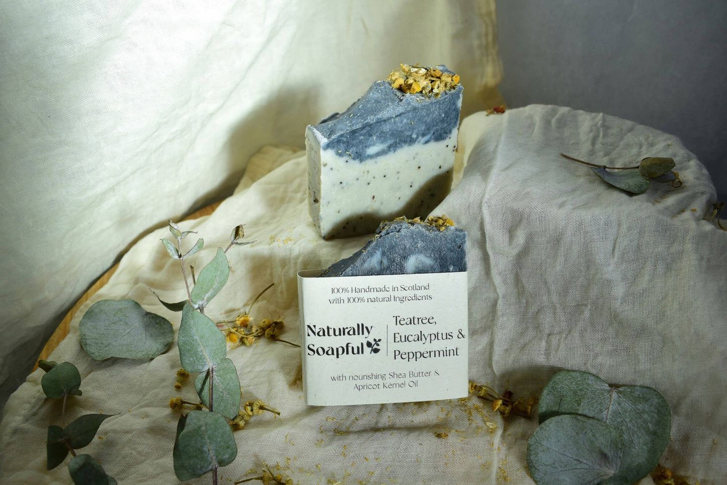 Naturally Soapful Teatree, Eucalyptus & Peppermint Handmade Soap