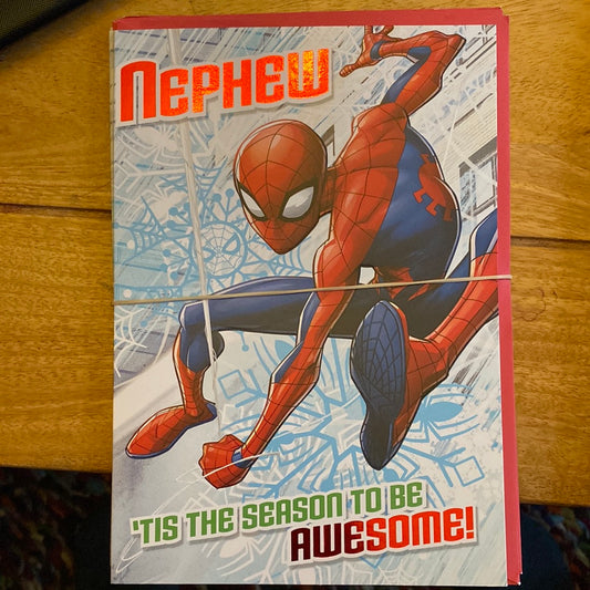 Nephew Christmas Card - Hallmark