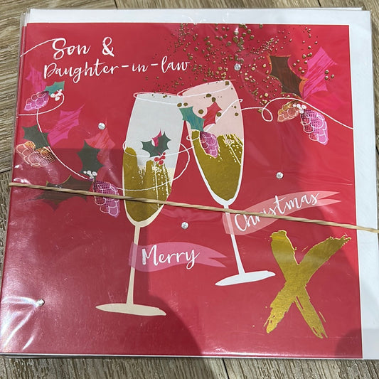 Son & DIL Christmas Card - HG