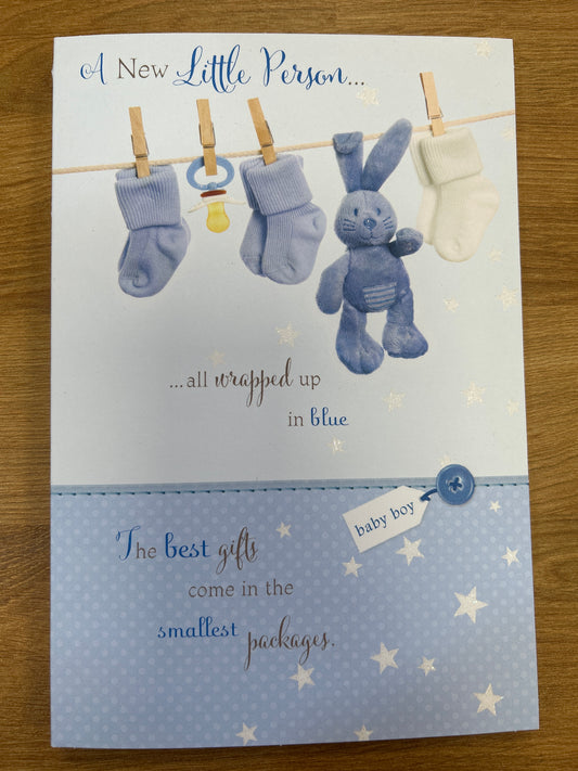 Baby Boy Card - Words 'n' Wishes