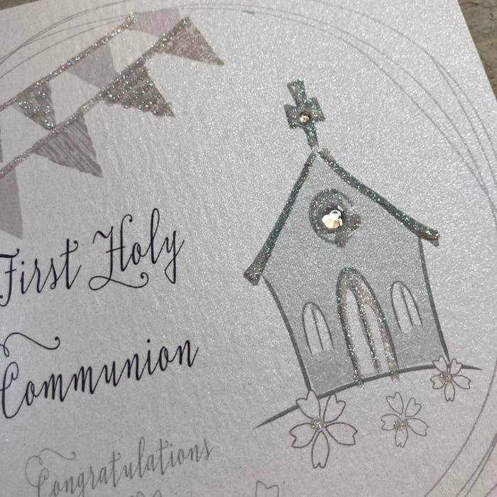 First Communion Church Card