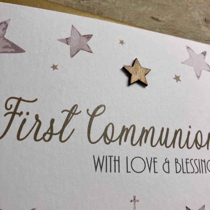 First Communion - Church & Stars