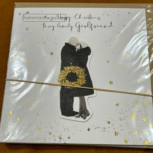 Girlfriend Christmas Card - H&G