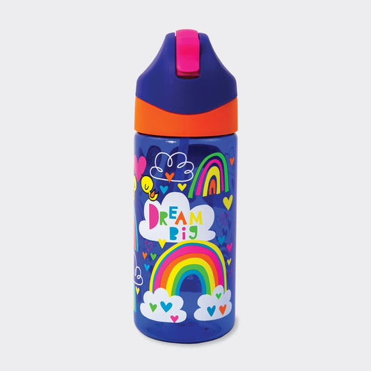 Children's Water Bottle With Straw - Dream Big