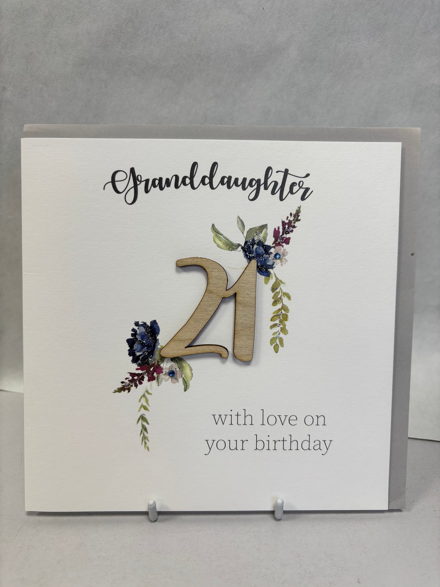 21st Granddaughter Card - TR