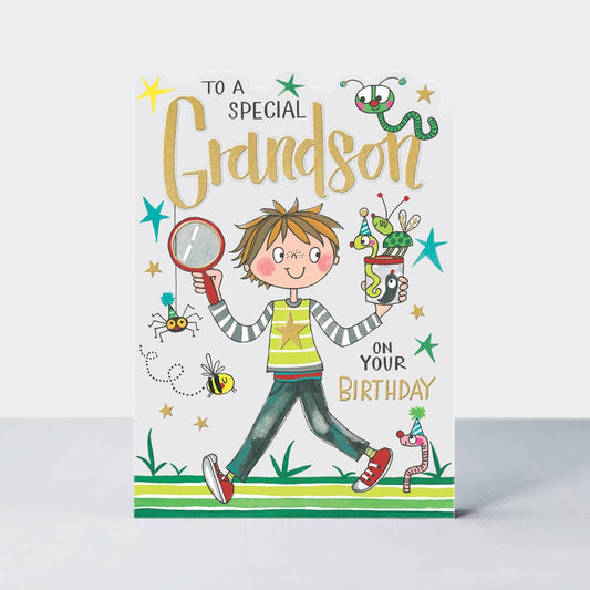 Grandson Birthday card - Rachel Ellen