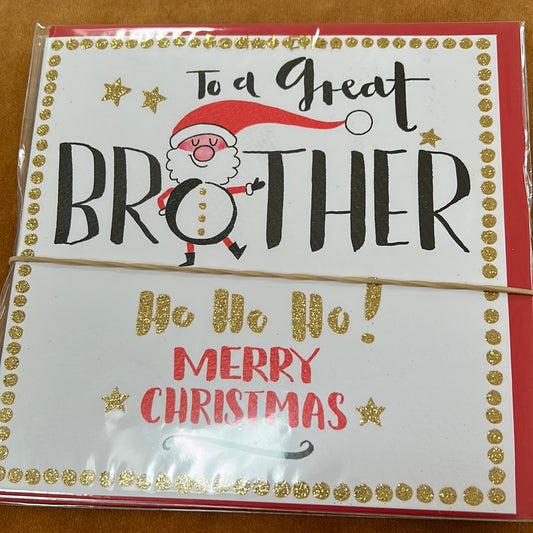 Brother Christmas Card - Rachel Ellen
