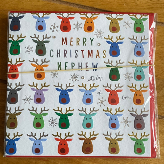 Nephew Christmas Card - Wendy Jones-Blackett