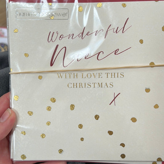 Niece Christmas Card - HG