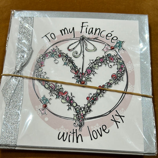 Fiancée Christmas Card - Tracey Russell