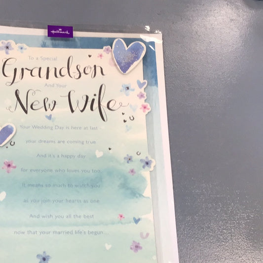 Grandson & New Wife Wedding Day - Hallmark