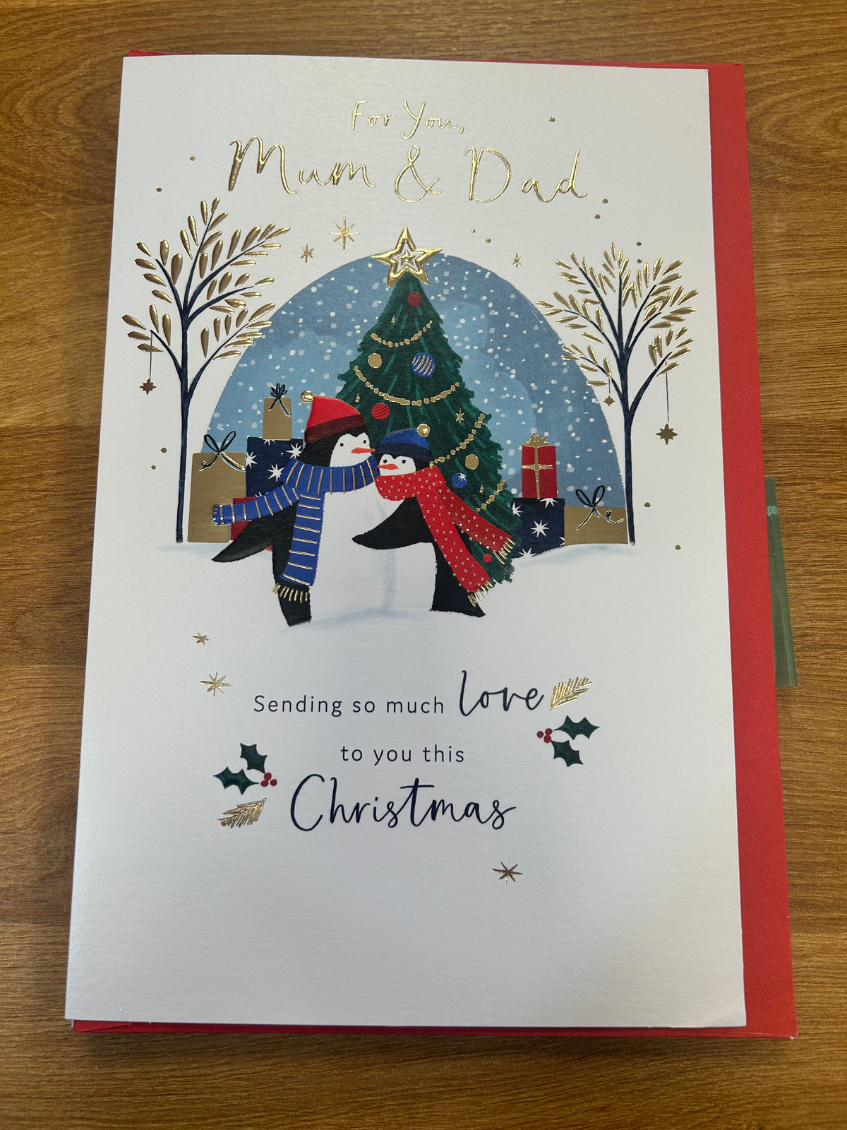 Mum & Dad Christmas Card