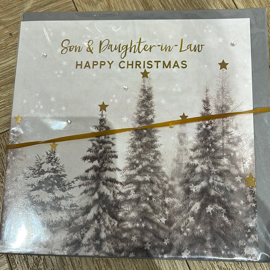 Son & DIL Christmas Card - HG