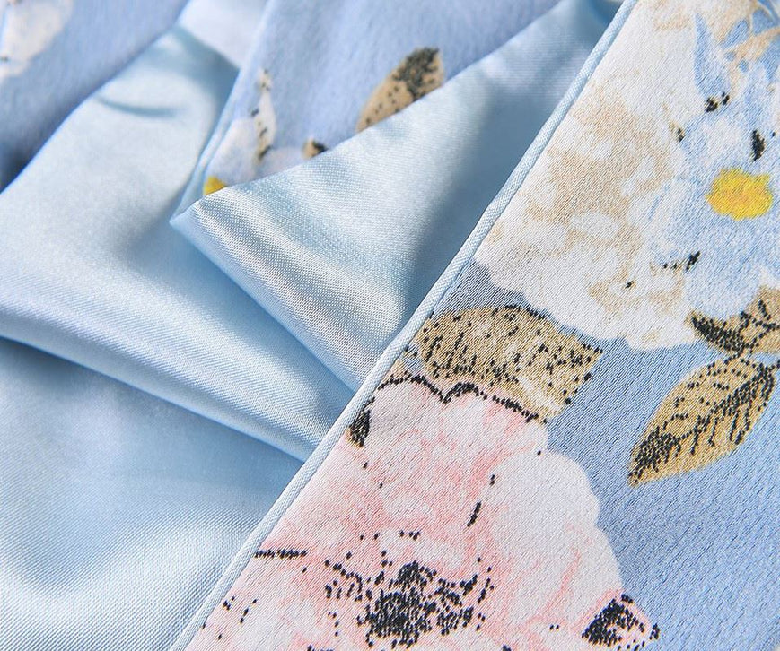 Pastel Floral Small Neckerchief