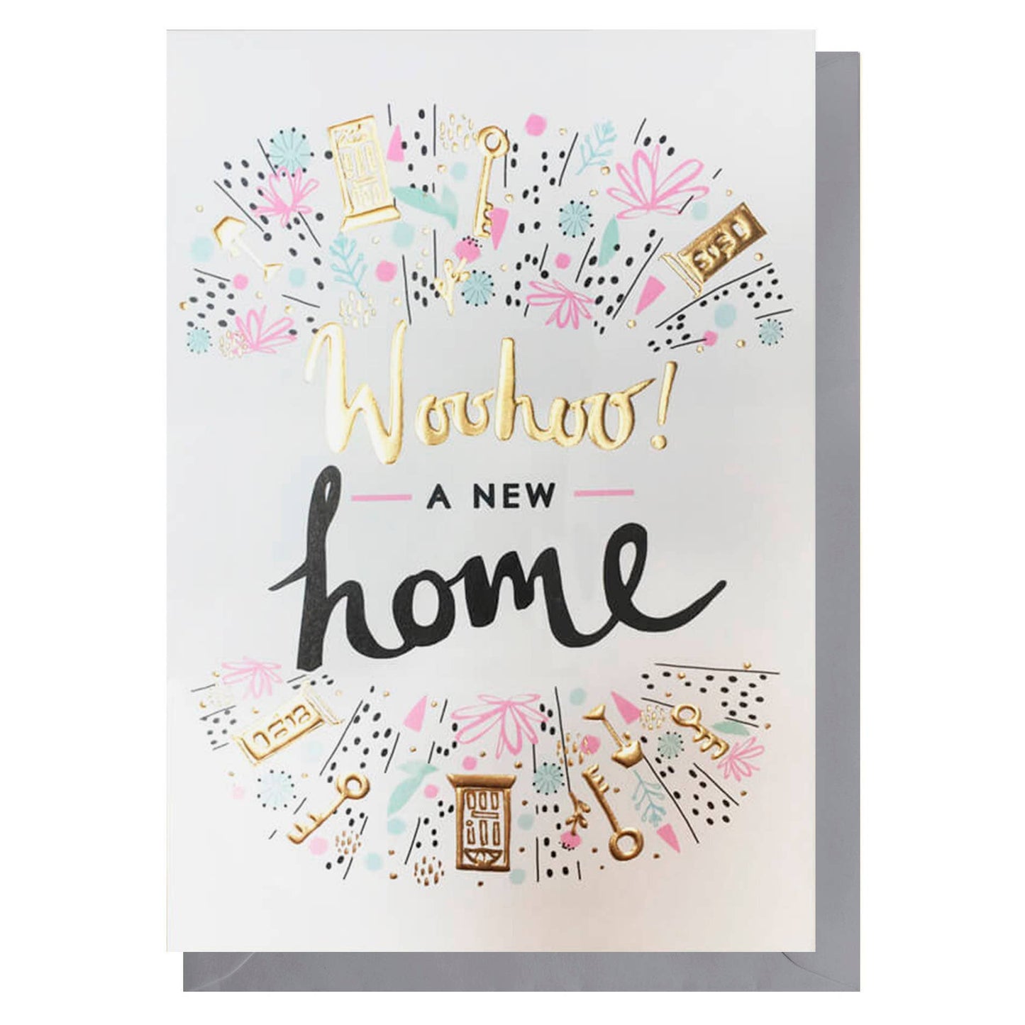 Woohoo New Home Card | New Home Congratulations Card