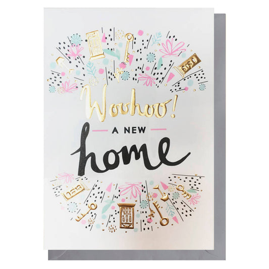 Woohoo New Home Card | New Home Congratulations Card