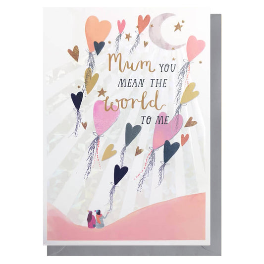 Mum World Card | Mother's Day Card | Mum Birthday Card