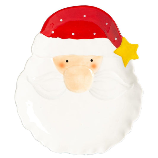 Santa Christmas Serving Plate - 21cm