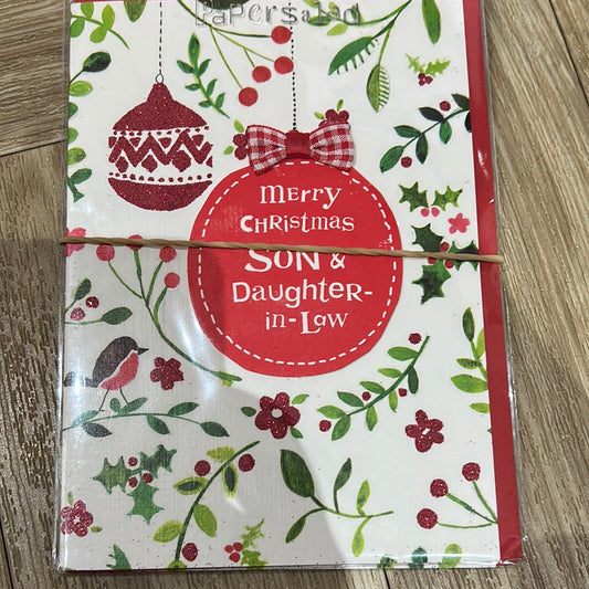 Son & DIL Christmas Card - Papersalad