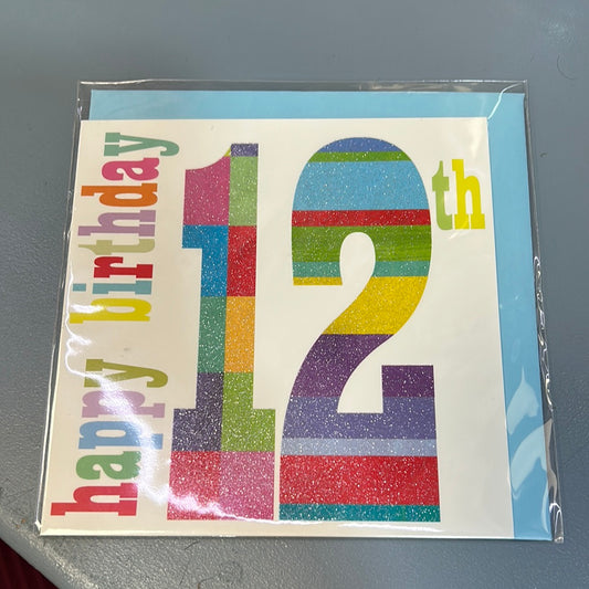 12 Birthday Card - Kali Stileman
