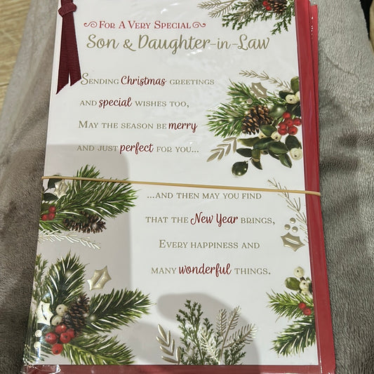 Son & DIL Christmas Card - CC