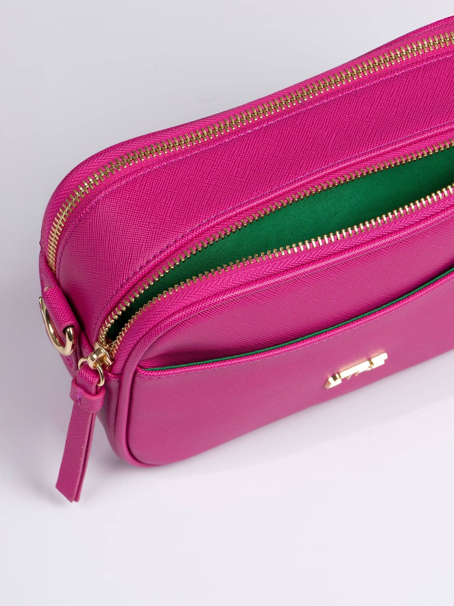 Fuschia Pink Crossbody Bag