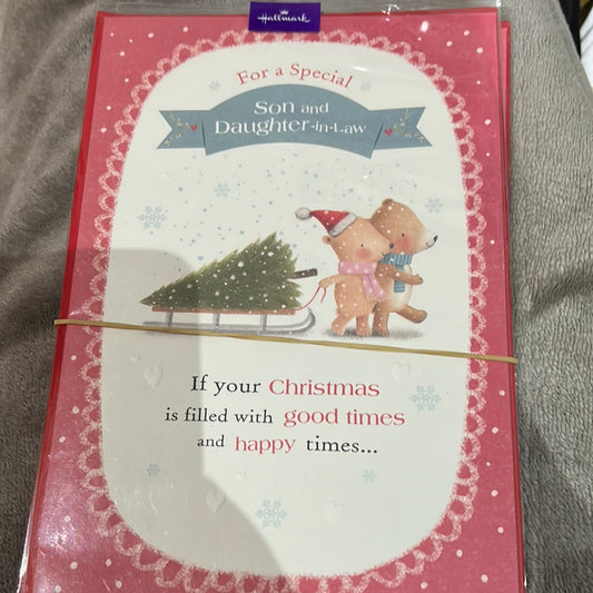 Son & DIL Christmas Card - Hallmark