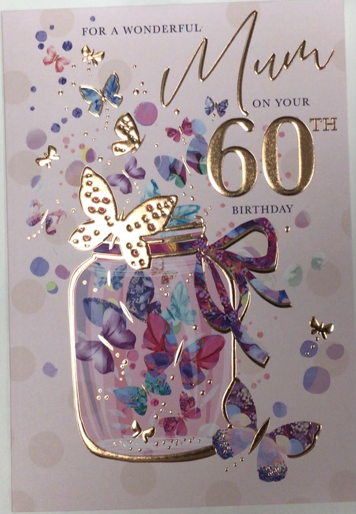 Mum 60th Birthday Card - Words 'n' Wishes