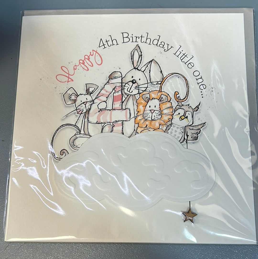 4th Birthday Card - Tracey Russell