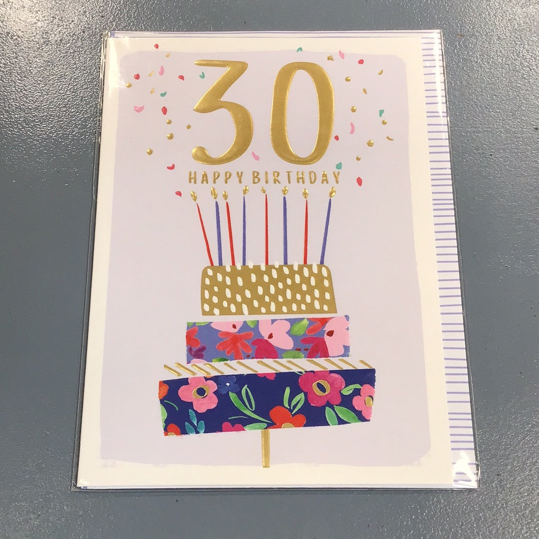 30th Birthday Card - RR