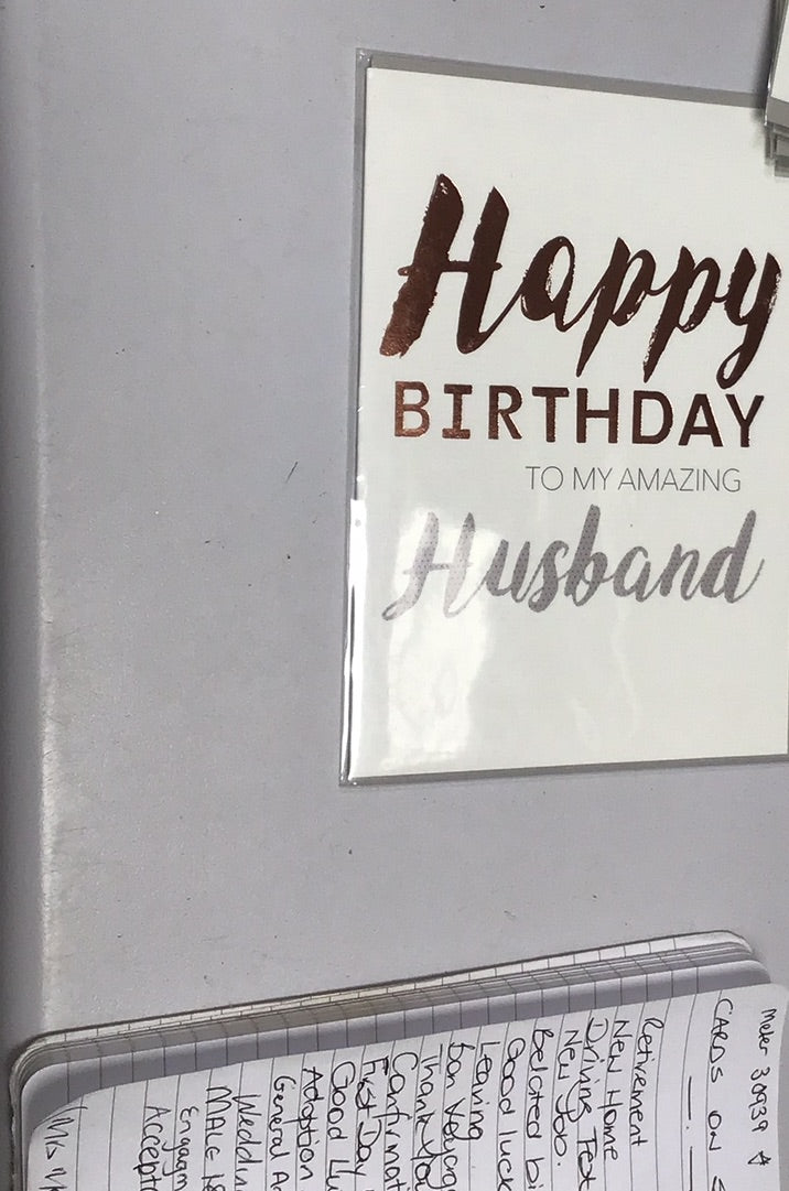 Husband Birthday - Kate Guest