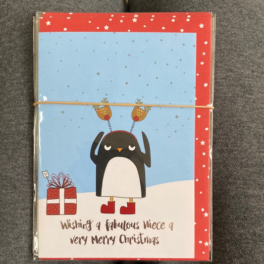 Niece Christmas Card - Danelion Stationary