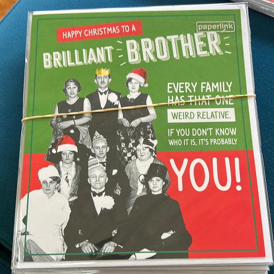 Brother Christmas Card - Paperlink