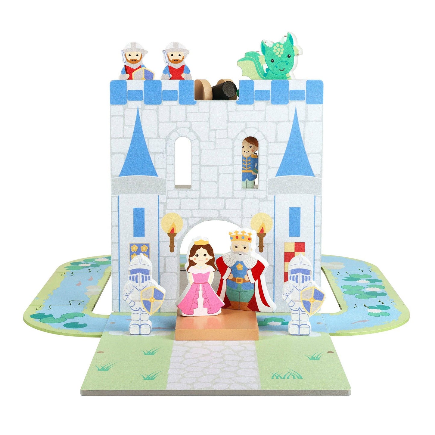Wooden Castle Play Set