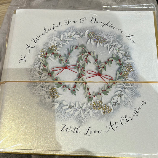 Son & DIL Christmas Card - WJB