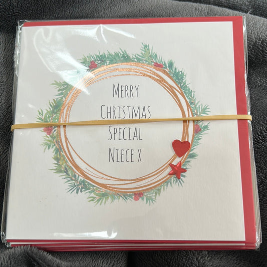 Niece Christmas Card - Tracey Russell
