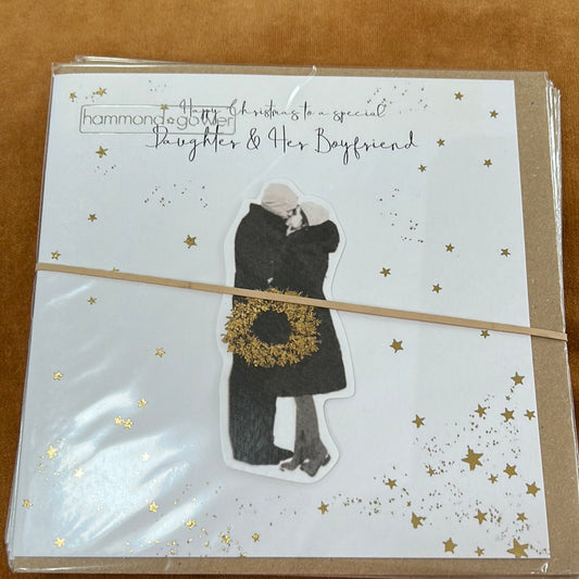 Daughter & Boyfriend Christmas Card - H&G