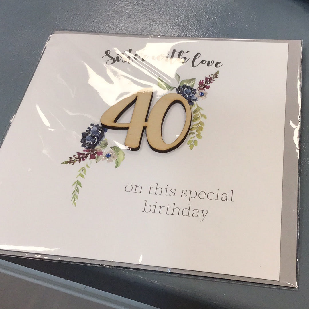 40 sister card Tracey Russel