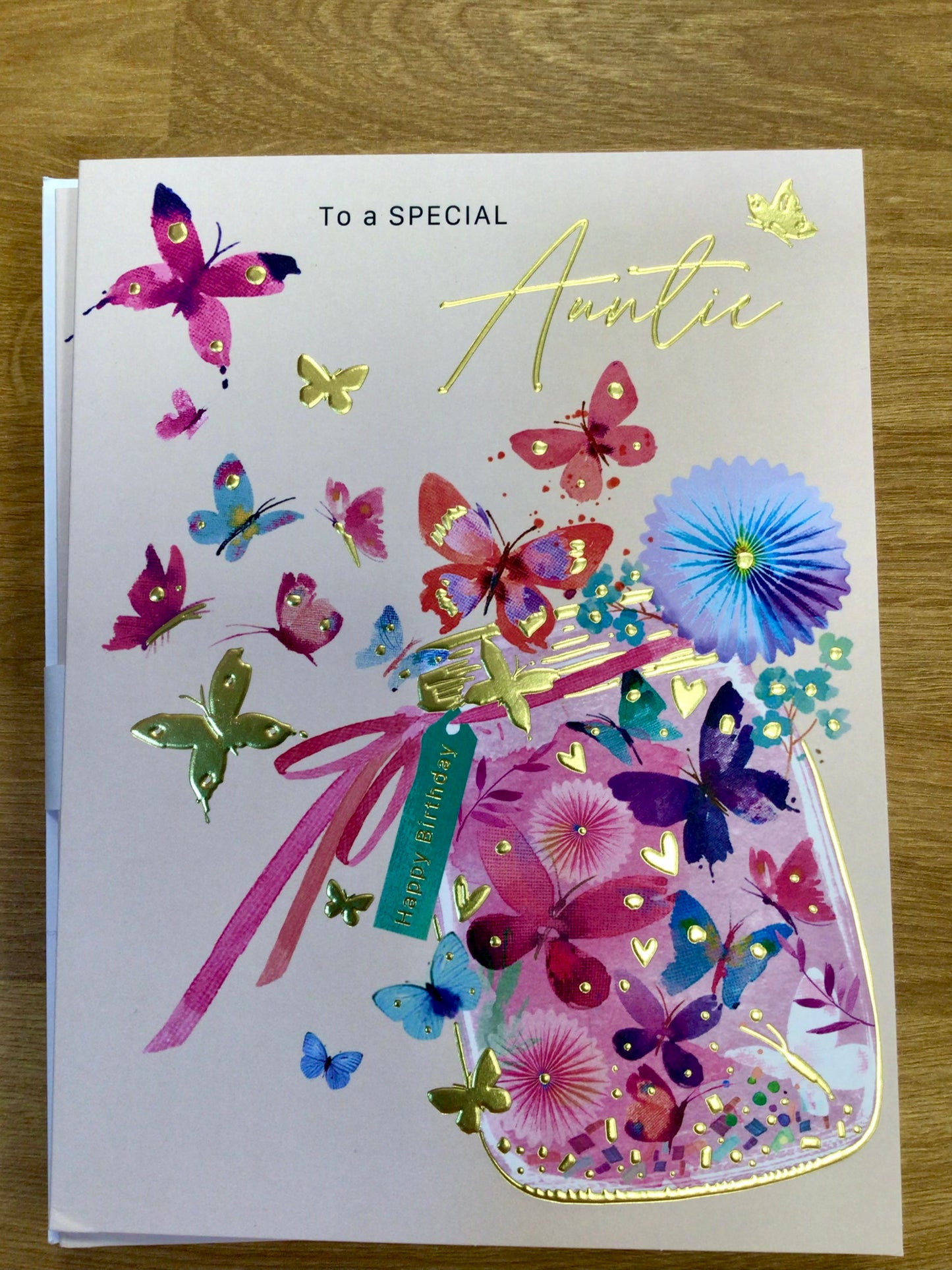 Auntie Birthday Card - Words 'n' Wishes