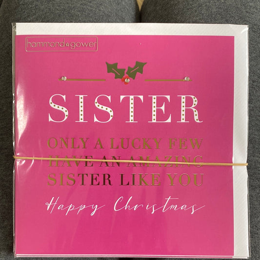 Sister Christmas Card - Hammond Gower