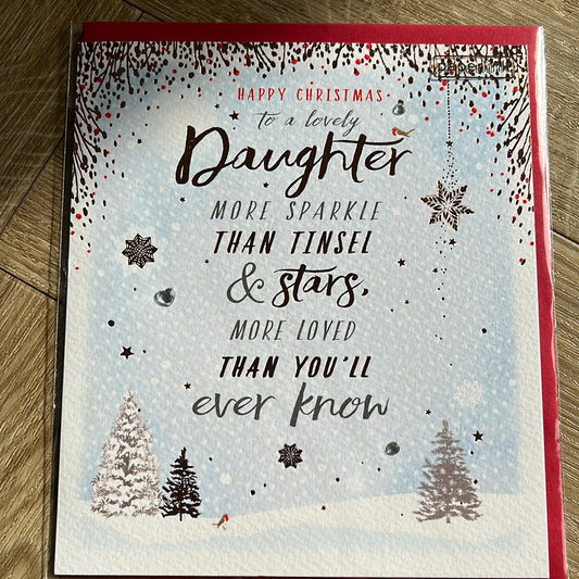 Daughter Christmas Card - Paperlink