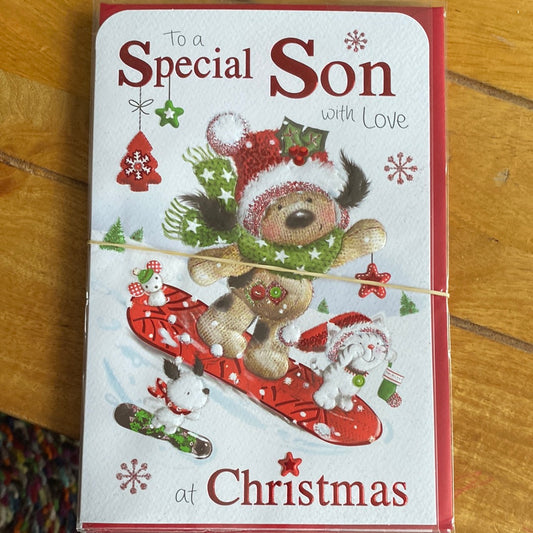 Son Christmas Card - Jonny Javelin