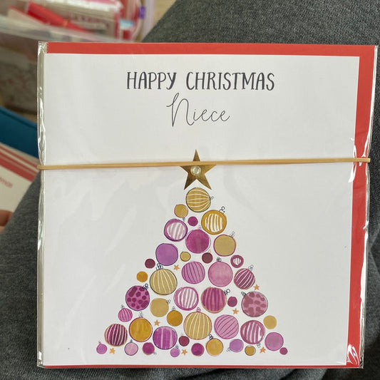 Niece Christmas Card - Katie Phythian Design