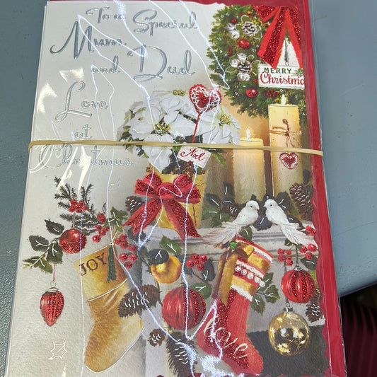 Mum & Dad Christmas Card - Javelin