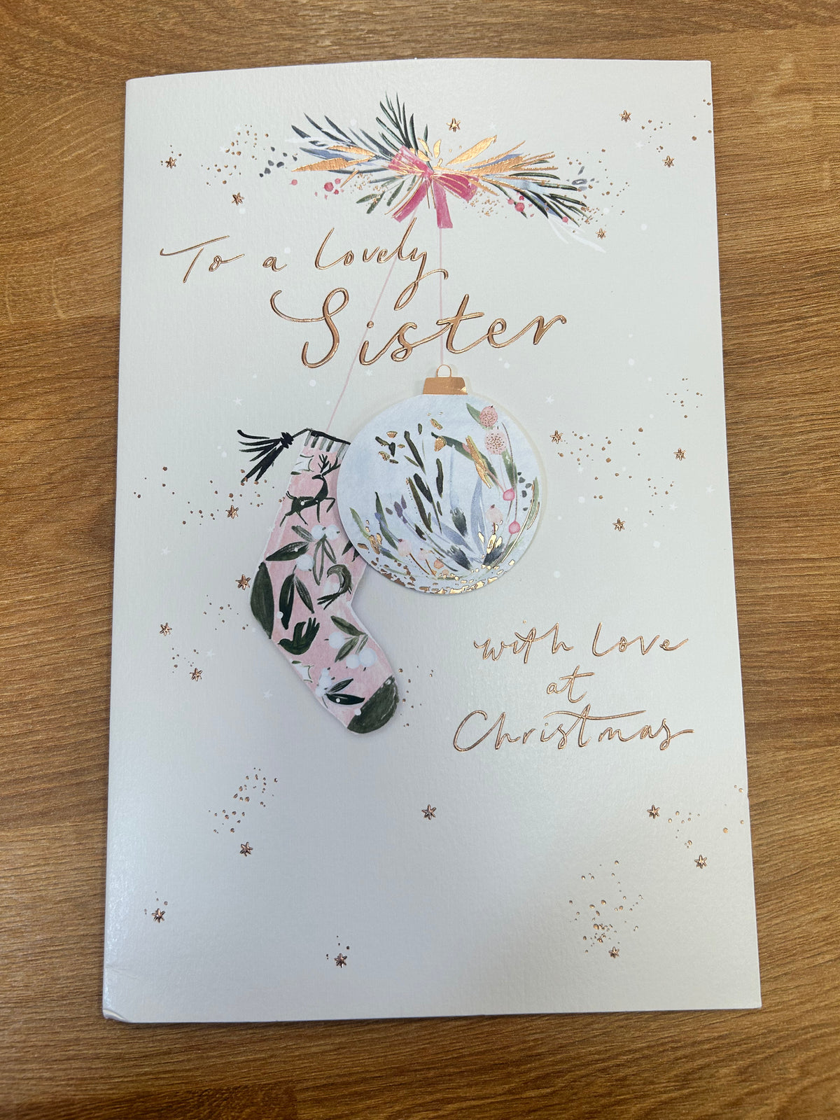 Sister Christmas Card