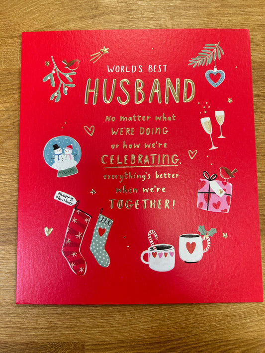 Husband Christmas Card