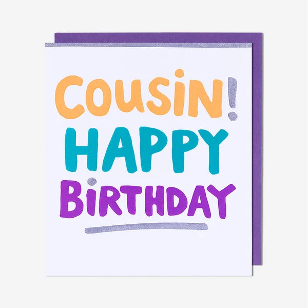 Cousin Birthday Card