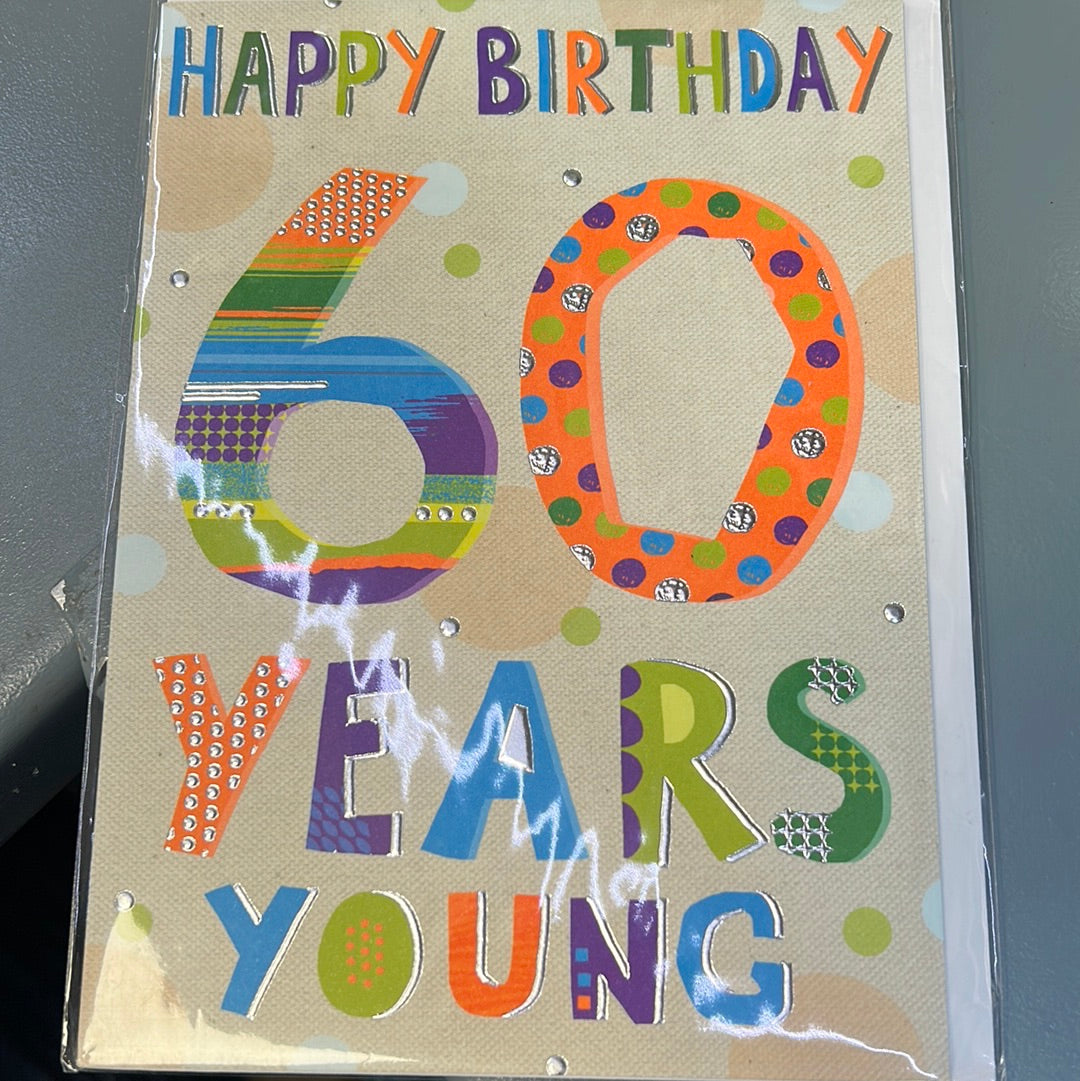 60 Birthday Card - Paperlink