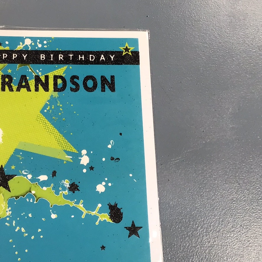 Grandson Birthday Card - Selective