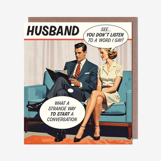 Husband Birthday Card